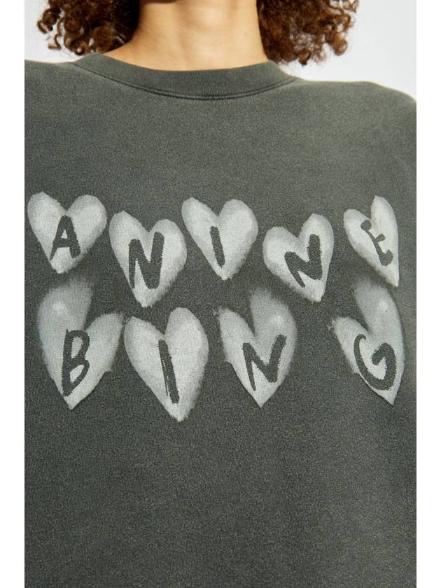 Anine Bing Spencer Sweatshirt, Women's, Grey - ANINE BING - BALAAN 5