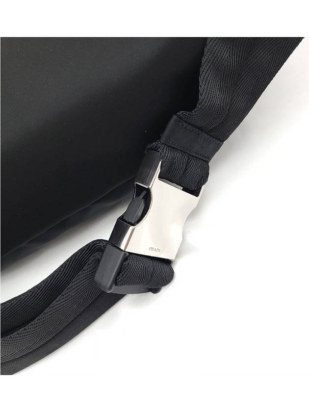 Triangle Logo Nylon Belt Bag Black - PRADA - BALAAN 6