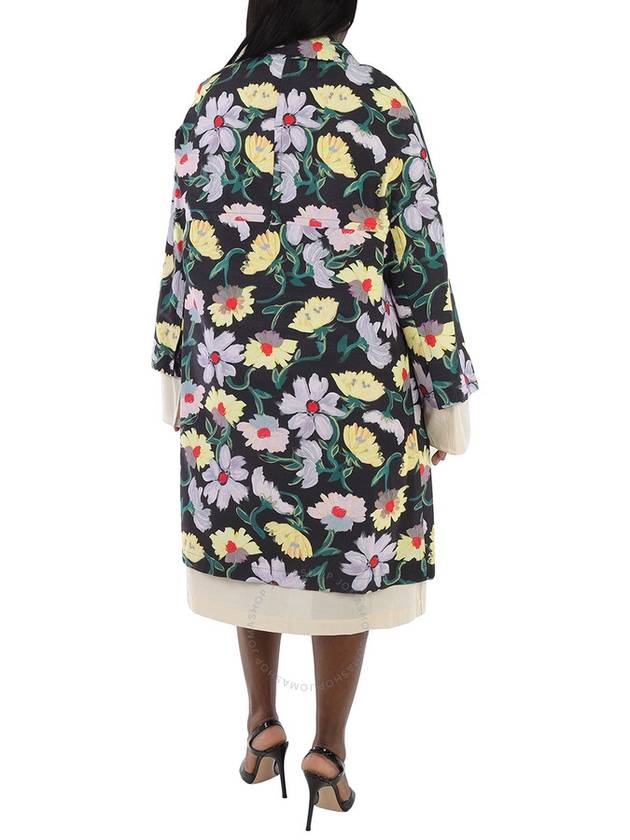 Marni Ladies Floral-print Oversized Coat, Brand Size 40 (US Size 6) - MARNI - BALAAN 3