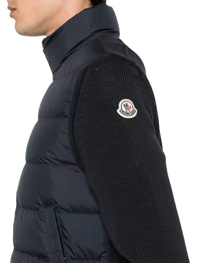 Men s Padded Cotton Cardigan 9B00001 M1509 779 - MONCLER - BALAAN 4