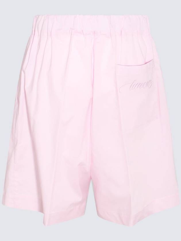 Laneus Pink Cotton Shorts - LANEUS - BALAAN 2