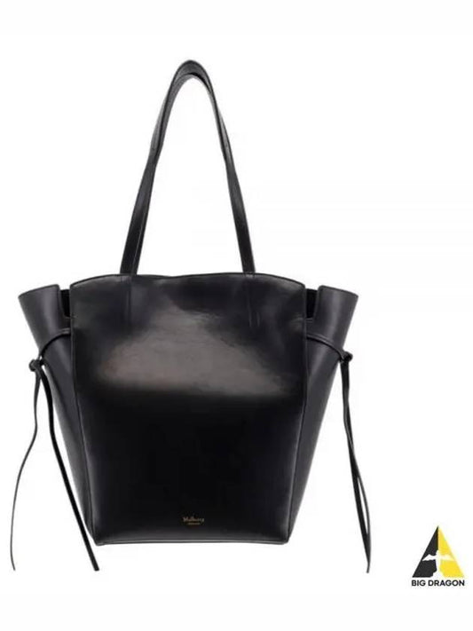 Clovelly Leather Tote Bag Black - MULBERRY - BALAAN 2
