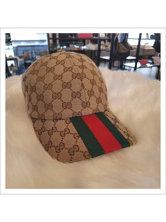 Original GG Base Ball Cap Beige Ebony - GUCCI - BALAAN 2