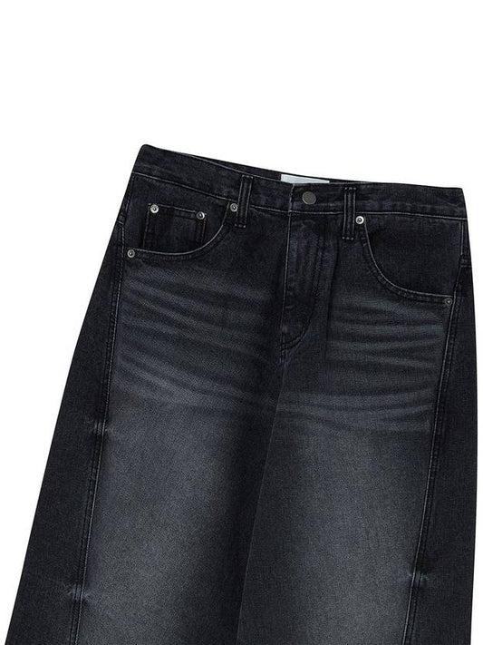 Engineered wide fit denim black - THE GREEN LAB - BALAAN 2