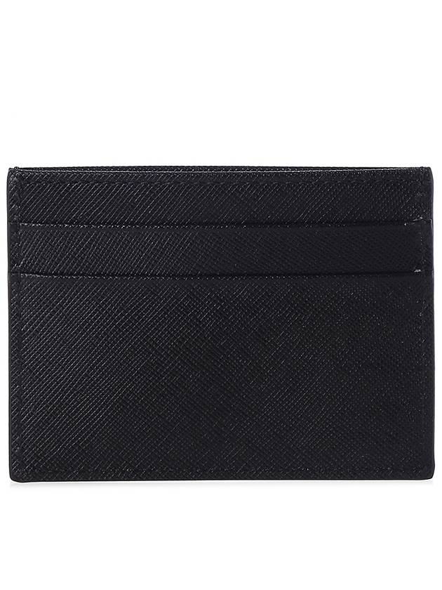 Logo Saffiano Card Wallet Black - MARNI - BALAAN 4