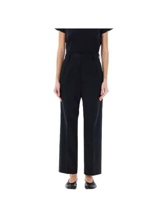 MM6 Maison Margiela backstitch detail pleated pants 24PS52KA0493S47848900 - MAISON MARGIELA - BALAAN 1