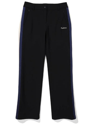 Bonding straight fit pants BLACK WOMAN - MALBON GOLF - BALAAN 1