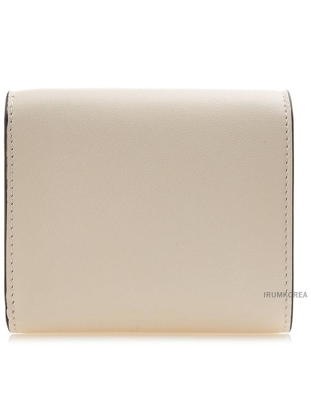 V Logo Half Wallet Ivory - VALENTINO - BALAAN 4