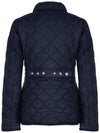 Pony Embroidered Diamond Quilted Slim Fit Jacket Navy - POLO RALPH LAUREN - BALAAN 4