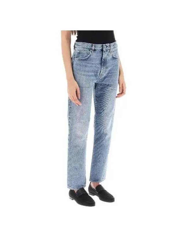 Twist Seam Denim Jeans Vintage Wash Blue - TOTEME - BALAAN 3