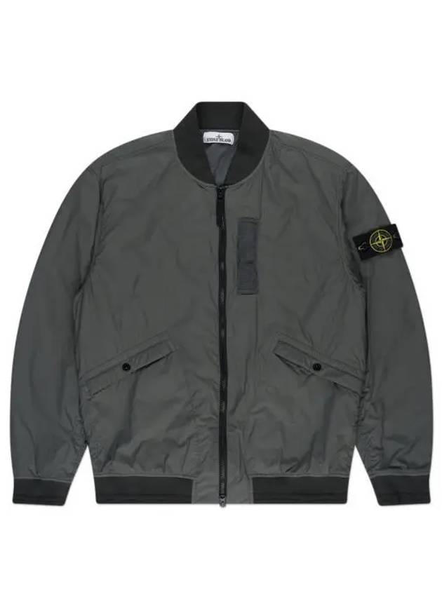 Skin Touch Nylon TC Primaloft Bomber Jacket Musk Green - STONE ISLAND - BALAAN 2