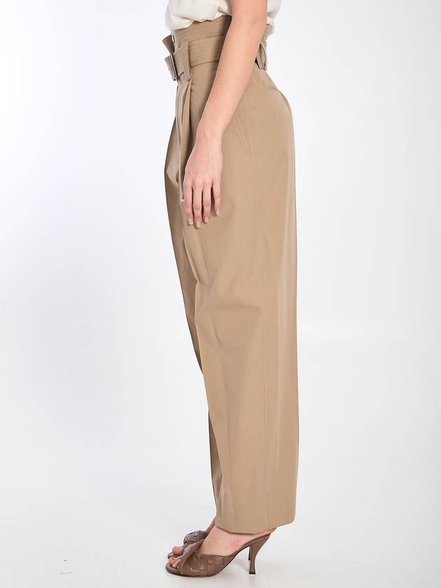 straight pants beige - BOTTEGA VENETA - BALAAN 4