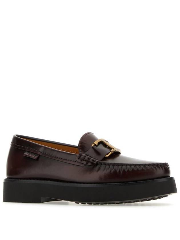 Women's T Timeless Leather Loafer Brown - TOD'S - BALAAN 3