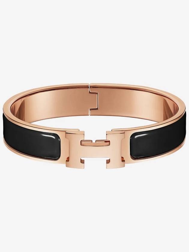 Full Set Clickash Bracelet Bracelet Rose Gold White Silver Palladium Black Marron Creme PM GM - HERMES - BALAAN 4