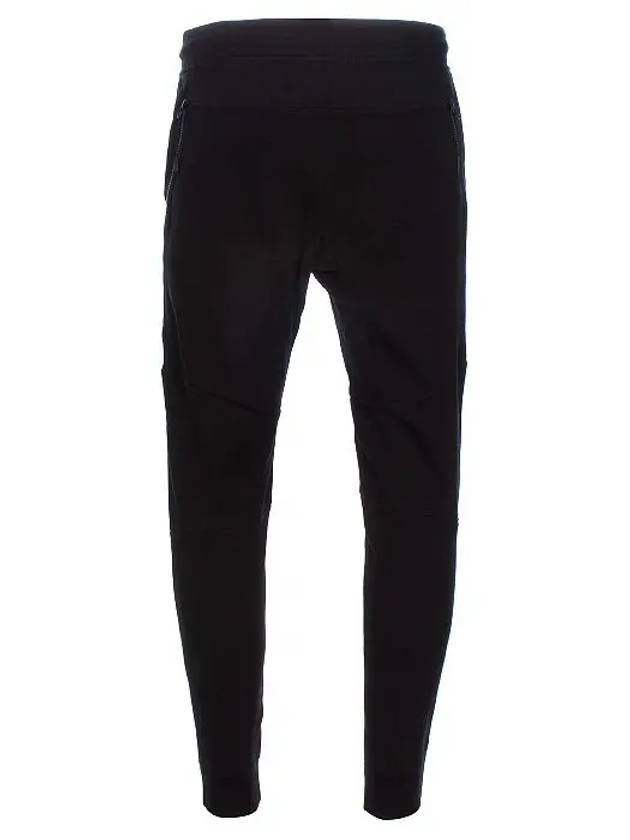 Diagonal Raised Fleece Track Pants Black - CP COMPANY - BALAAN 4