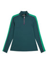 Kora Mid Layer Long Sleeve T-Shirt Green - J.LINDEBERG - BALAAN 6