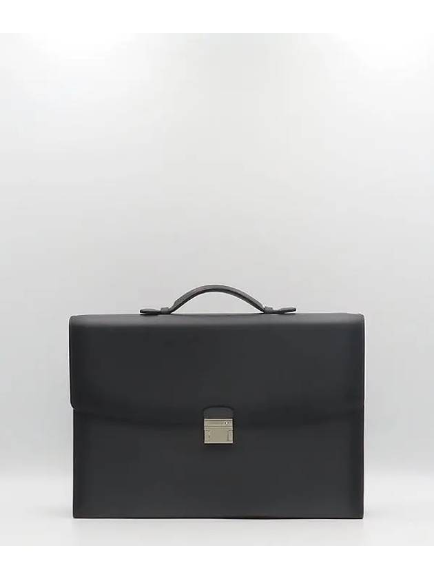 113320 Gray color leather Meisterst ck Sfumato single gusset briefcase - MONTBLANC - BALAAN 2