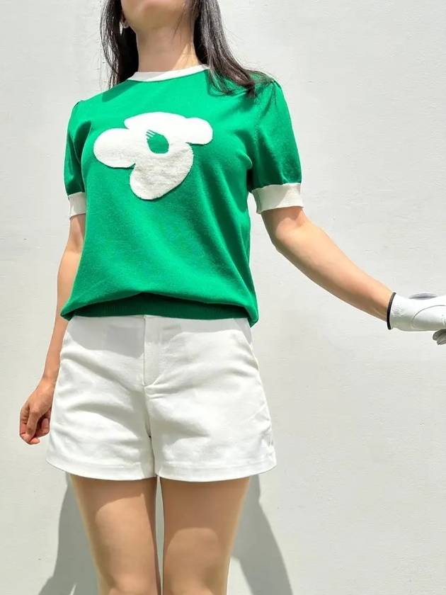 Summer golf knit women s daisy flower green wear look - LOLOALLOY - BALAAN 6