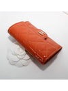 Classic enamel snap card wallet orange champagne gold AP0214 B02244 N0199 - CHANEL - BALAAN 6