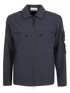 Light Soft Shell Shirt Jacket Navy - STONE ISLAND - BALAAN 2