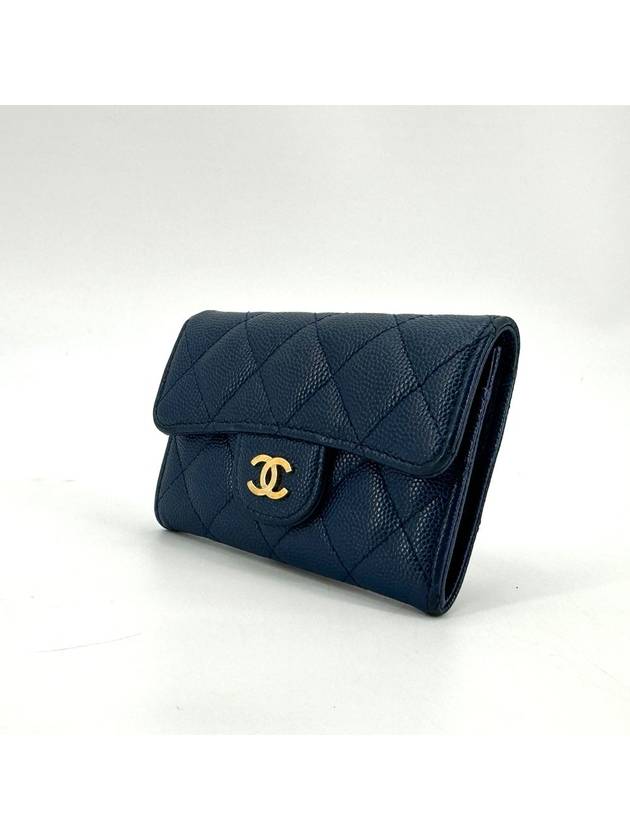 Classic caviar flap card wallet - CHANEL - BALAAN 3