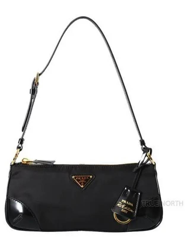 Re-Edition 2002 Re-Nylon Brushed Leather Shoulder Bag Black - PRADA - BALAAN 2