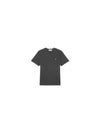 Logo Patch Short Sleeves T-Shirt  Steel Grey - STONE ISLAND - BALAAN 2