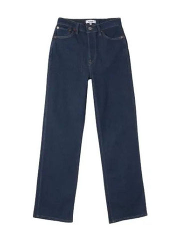 High Rise Loose Denim Pants Rigid Like Jeans - RE/DONE - BALAAN 1