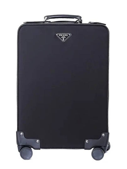 Triangle Logo Re-Nylon Travel Carrier Black - PRADA - BALAAN 2