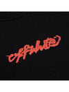 arrow print logo sweatshirt black - OFF WHITE - BALAAN.