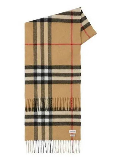 Vintage Check Cashmere Muffler Beige - BURBERRY - BALAAN 2