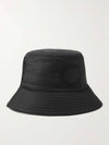 Oak Leaf Crest Bucket Hat Black - BURBERRY - BALAAN 1