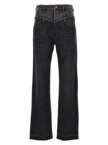 Noemie straight jeans black - ISABEL MARANT - BALAAN 1