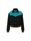 Valcity New Margo Western Varsity Jacket Teal Blue - ANDERSSON BELL - BALAAN 1