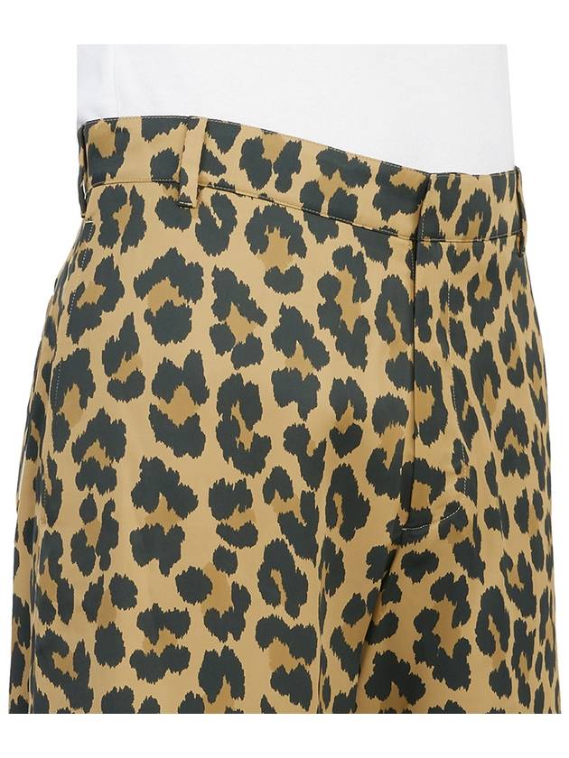 Homme Leopard Shorts Brown - DIOR - BALAAN 10