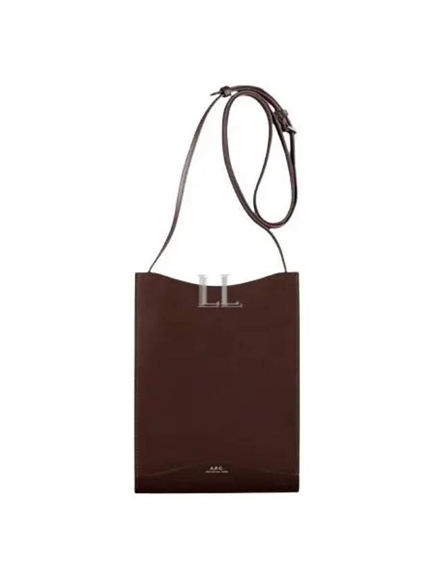 Jamie Large Neck Pouch Bag Brown - A.P.C. - BALAAN 2