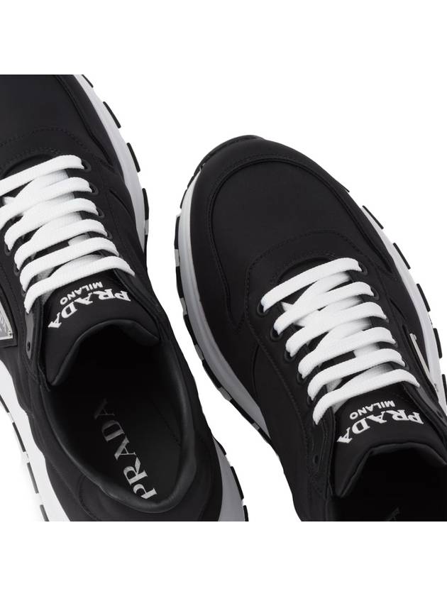 Prax 1 Re-Nylon Low Top Sneakers Black - PRADA - BALAAN 6