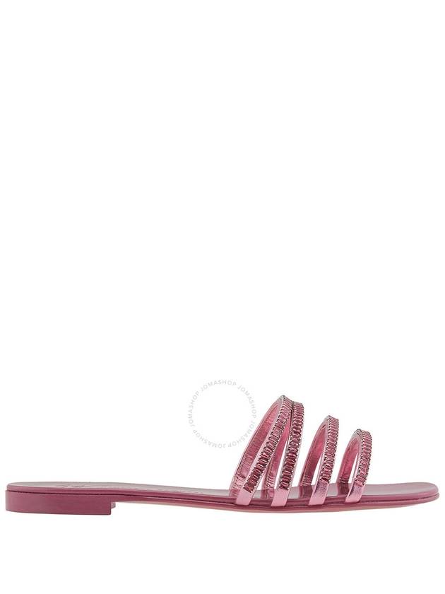 Giuseppe Zanotti Ladies Iride Crystal Flat Sandals, Brand Size 36 ( US Size 6 ) - GIUSEPPE ZANOTTI - BALAAN 1