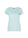 Women's Small Logo Short Sleeve T-Shirt Light Blue - A.P.C. - BALAAN 2