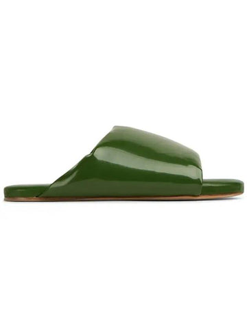 Cushion Slide Slippers Green - BOTTEGA VENETA - BALAAN 1