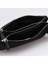 Triangle Logo Double Clutch Black - PRADA - BALAAN 5