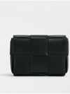 Intrecciato Cassette Small Cross Bag Black - BOTTEGA VENETA - BALAAN 5