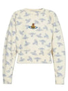 Logo Athletic Sweatshirt Cream - VIVIENNE WESTWOOD - BALAAN 2