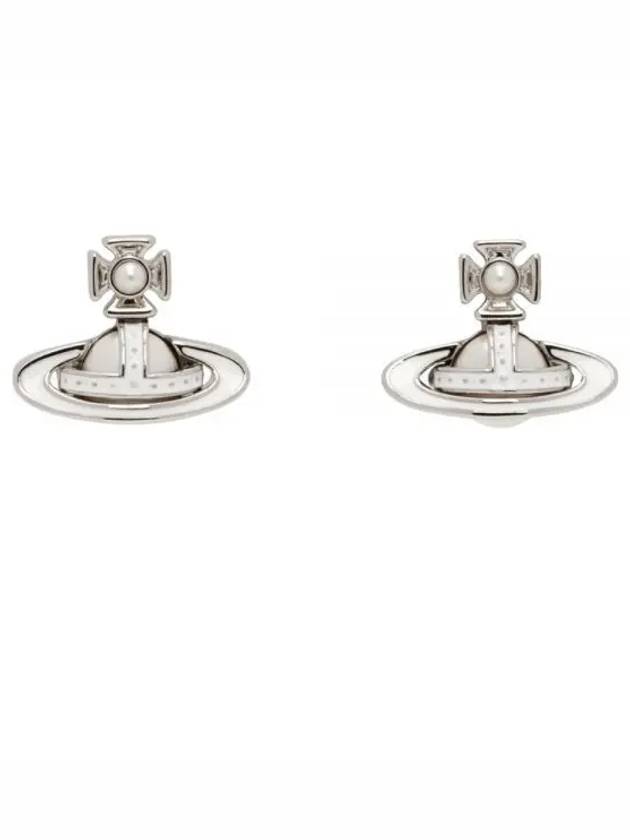 Simonetta Bas Relief Earrings Silver - VIVIENNE WESTWOOD - BALAAN 2