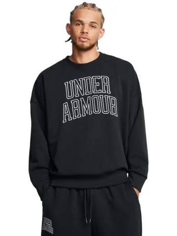 Icon Heavyweight Terry Oversized Crew 1386548 001 - UNDER ARMOUR - BALAAN 1