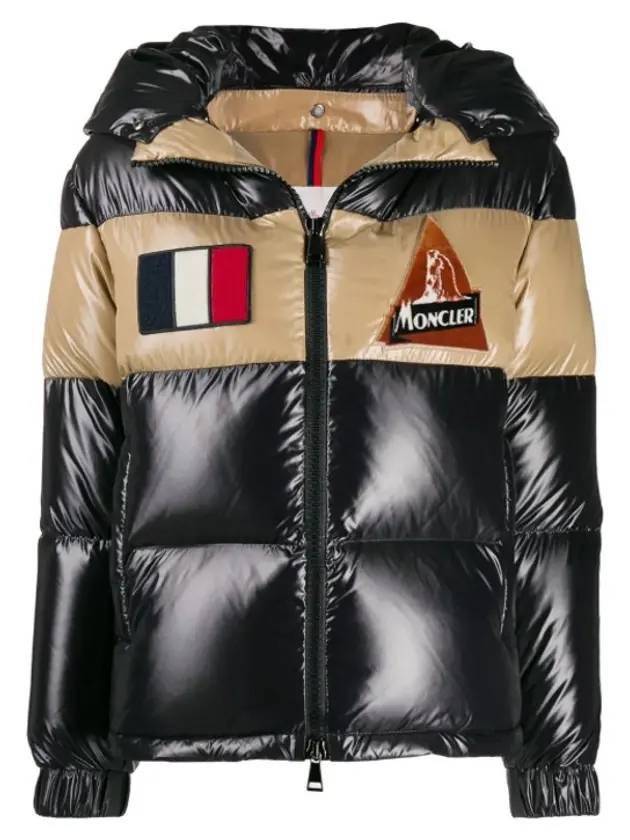 GARY Signature Wappen Padding Black - MONCLER - BALAAN 1