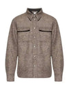 Wool Long Sleeve Shirt Brown - BOTTEGA VENETA - BALAAN 2