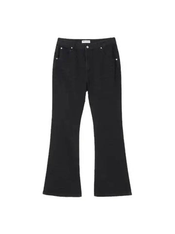 Milo Archive Constructed Flare Jeans Black - MILLO ARCHIVE - BALAAN 1