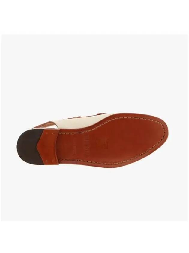 Rocketa Slingback Leather Loafer Custard - HEREU - BALAAN 6