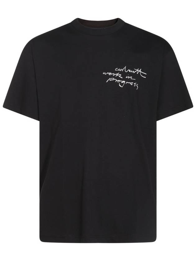 Pencil Short Sleeve T-Shirt Black - CARHARTT WIP - BALAAN 1